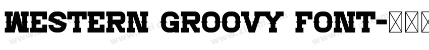 Western Groovy Font字体转换